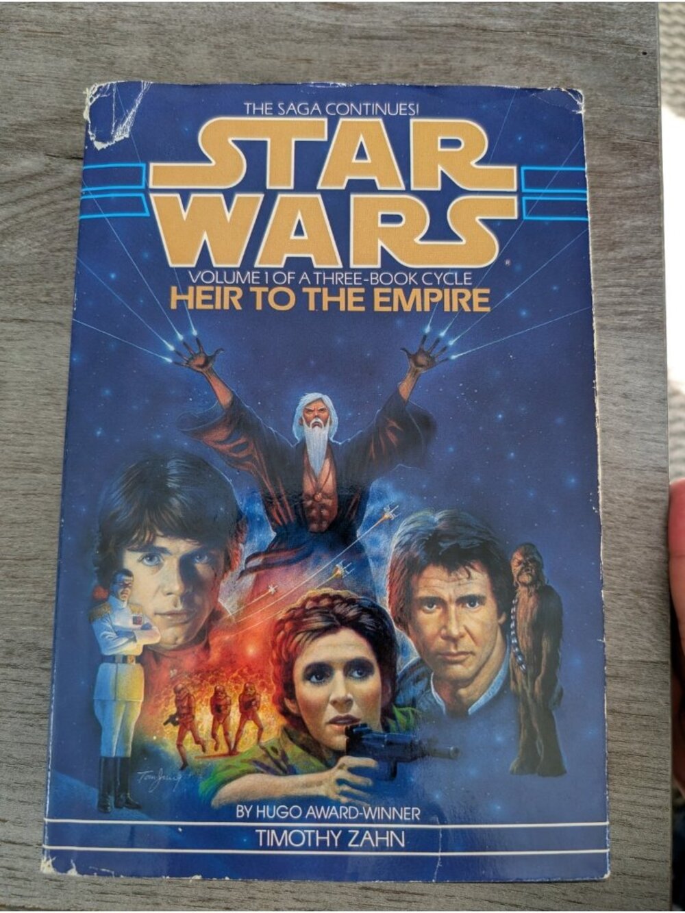 Star Wars Heir To The Empire Hardcover 1991 Timothy Zahn Book